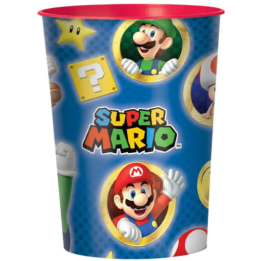 Super Mario 16oz Plastic Favor Cup - Toy World Inc