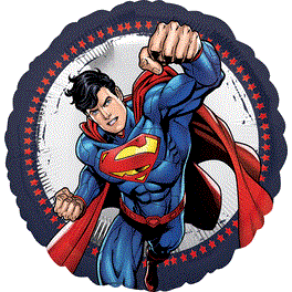 Superman foil Balloon 18in - Toy World Inc