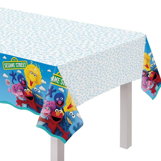 Tablecover Sesame Street Plastic - Toy World Inc