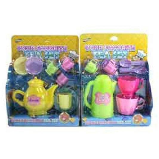 Tea Set 9pc Asstf - Toy World Inc