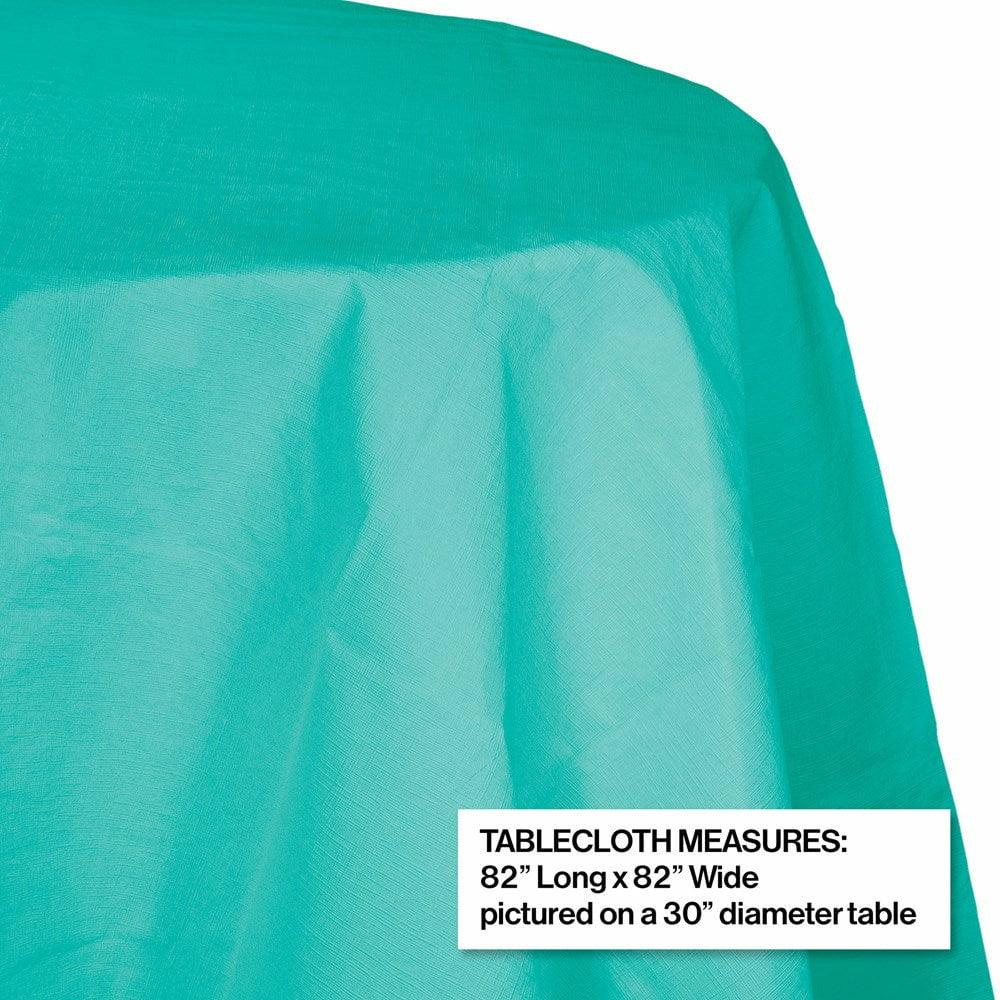 Teal Lagoon Plastic Tablecover - Toy World Inc