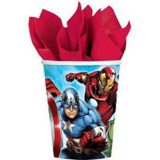 The Avengers Cup 9oz 8ct - Toy World Inc