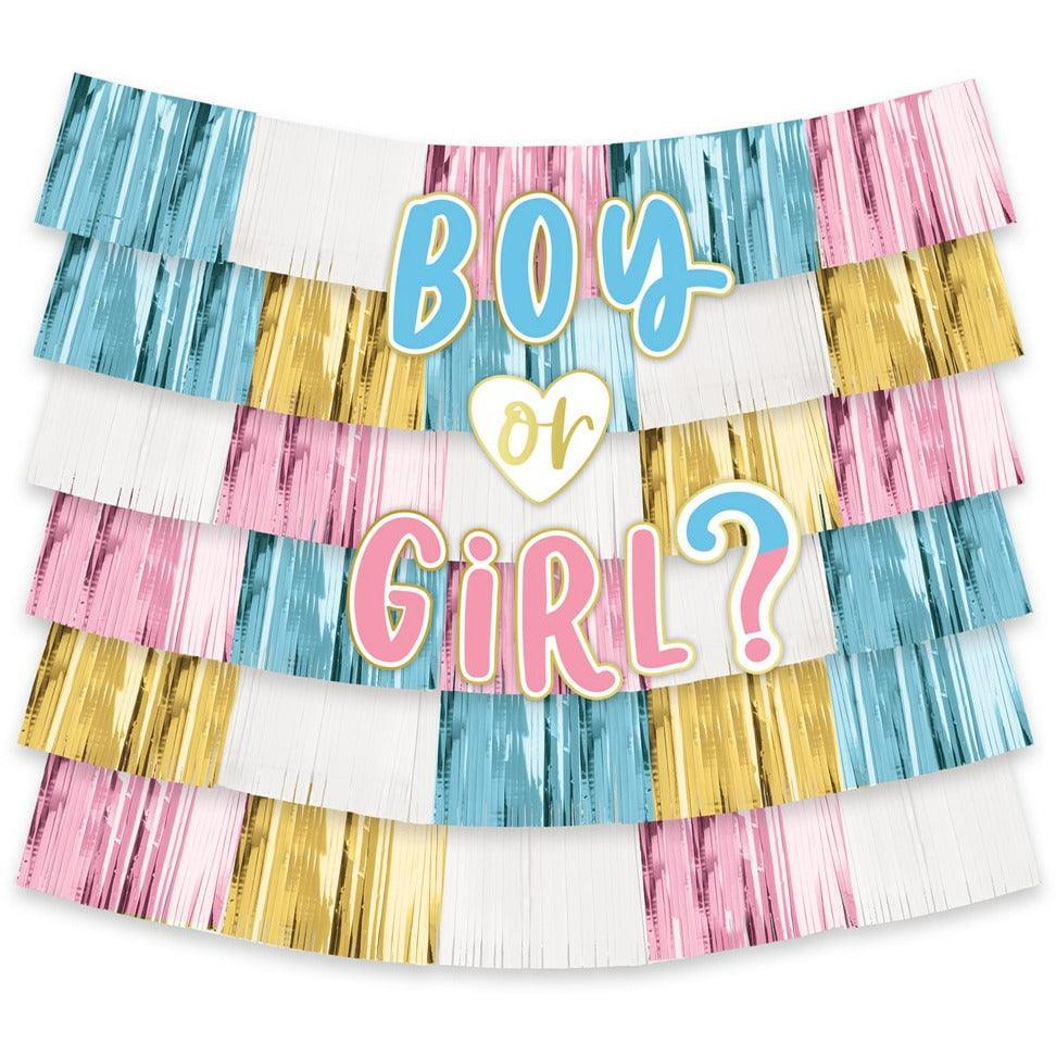 The Big Reveal Deluxe Backdrop Decorating Kit 15ct - Toy World Inc