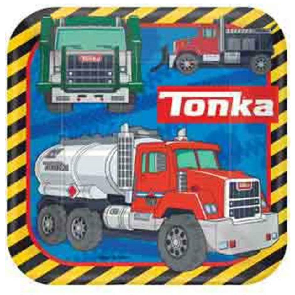 Tonka Plate (L) 8ct - Toy World Inc