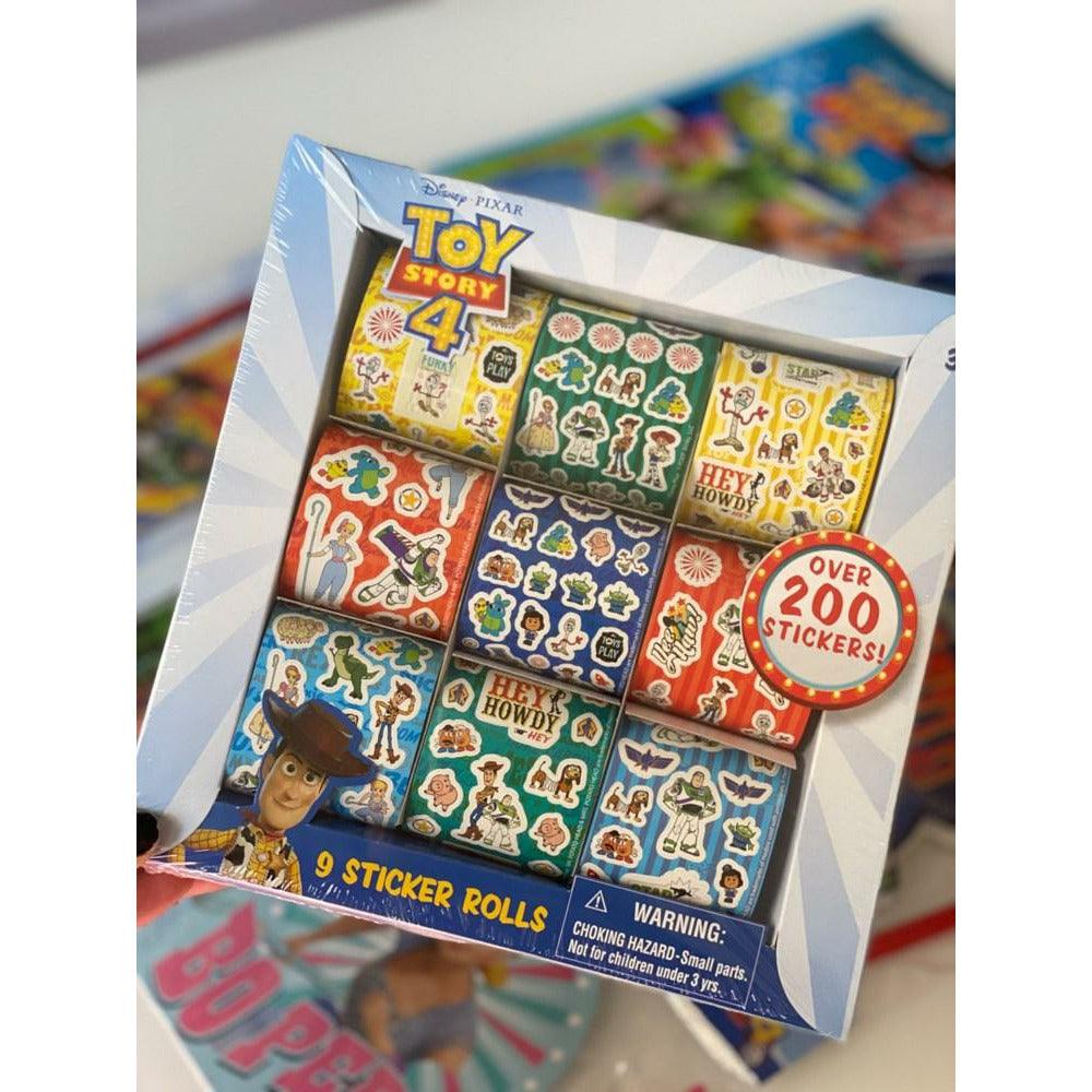 Toy Story 4 9 Roll Sticker Box - Toy World Inc