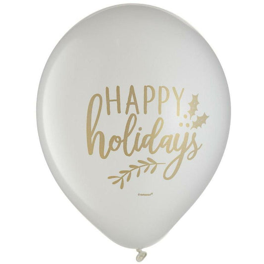 Traditional Christmas Balloons 15ct. - Toy World Inc