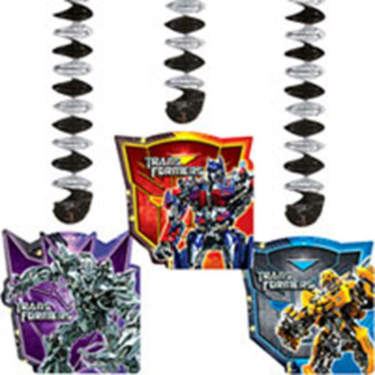 Transformer 2 Danglers 3ct - Toy World Inc