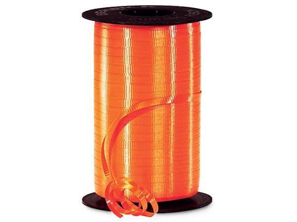 Tropical Orange Curling Ribbon 3/16in x 500yd - Toy World Inc