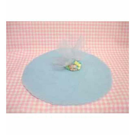 Tulle Round 9inBlue - Toy World Inc