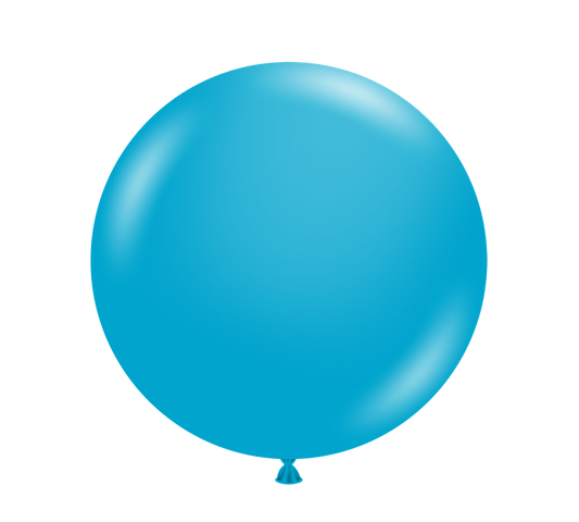 Tuftex Turquoise 24 inch Latex Balloons 25ct