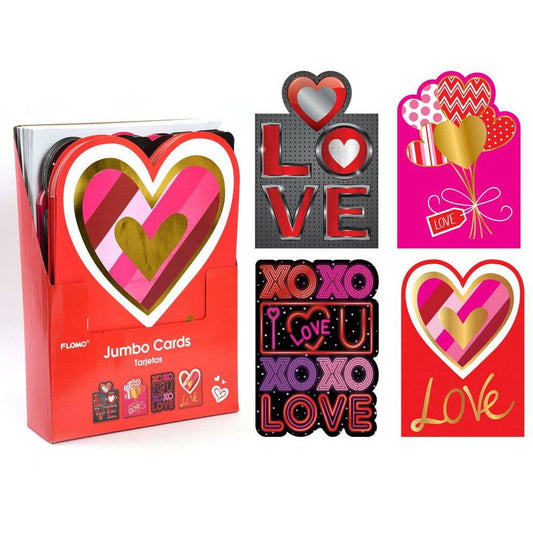 Valentine Card Jumbo 16.5Wx23.75H - Toy World Inc