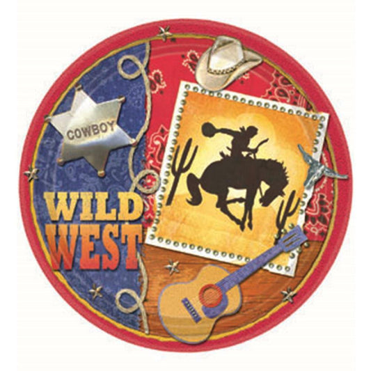 Wild Wild West Plate (L) - Toy World Inc