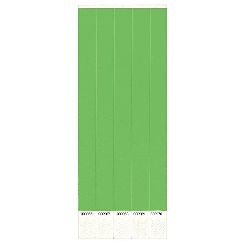 Wristbands 100Ct Solid Green 100ct - Toy World Inc