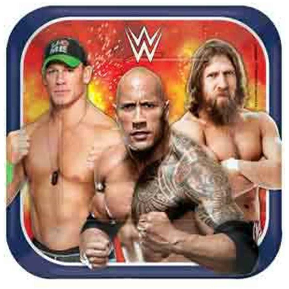 WWE Party Plate (S) 8ct - Toy World Inc